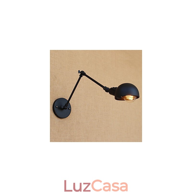 Luminária de parede com braço oscilante, luminária de parede com braço oscilante