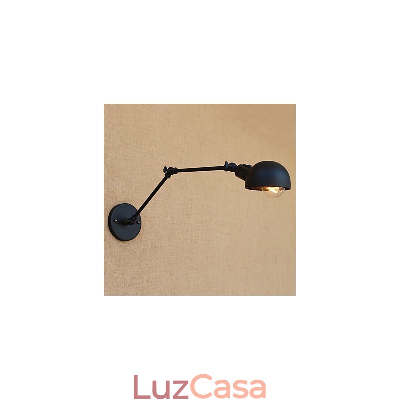 Luminária de parede com braço oscilante, luminária de parede com braço oscilante