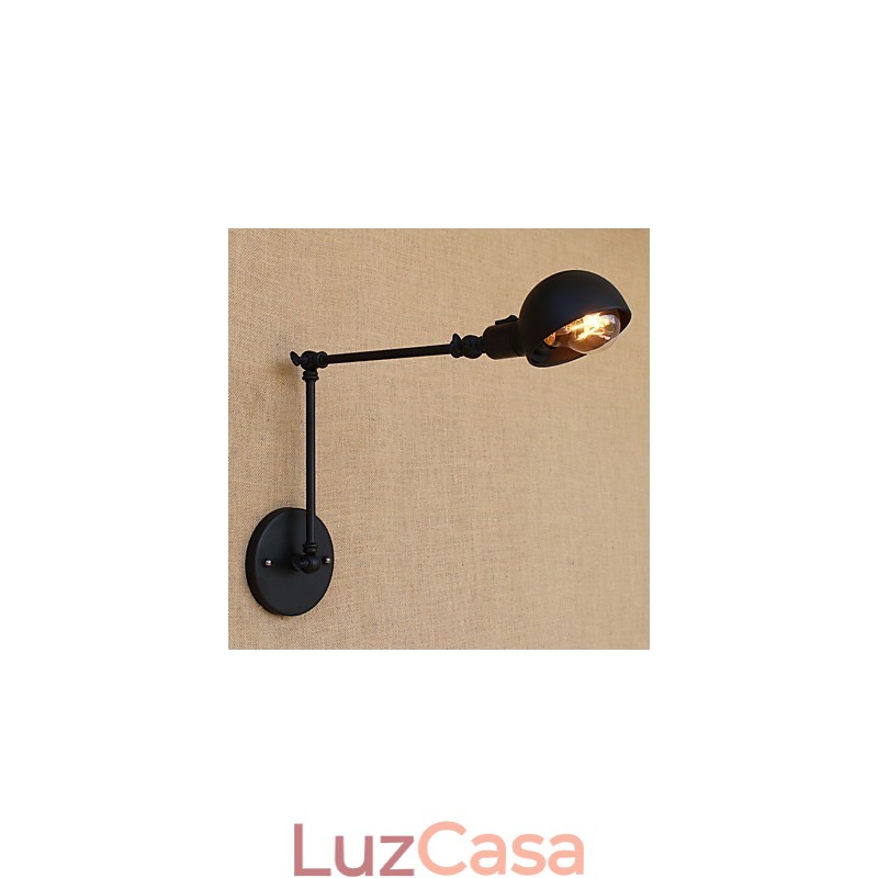 Luminária de parede com braço oscilante, luminária de parede com braço oscilante