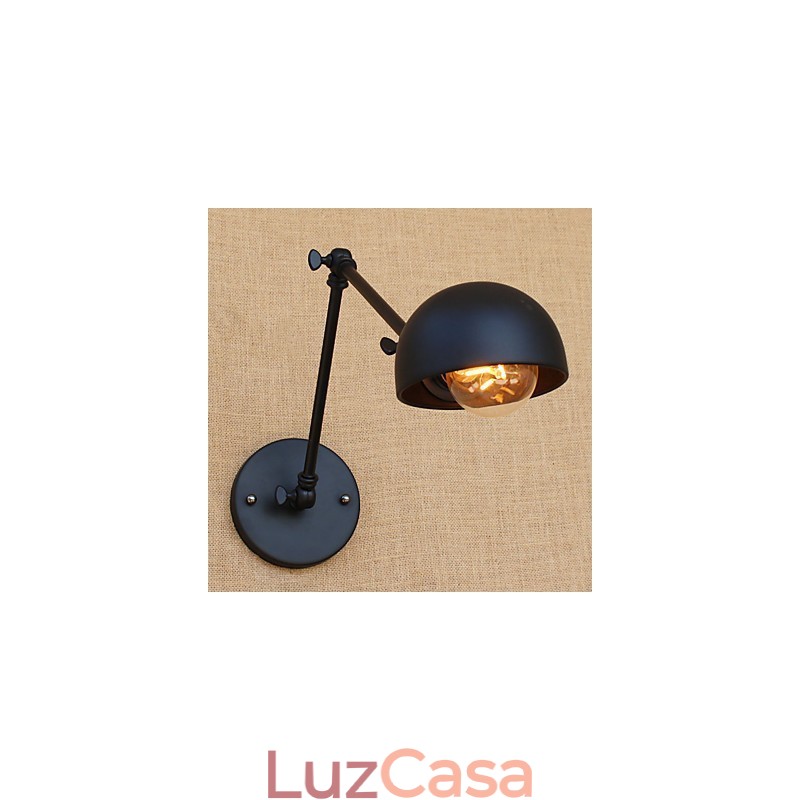 Luminária de parede com braço oscilante, luminária de parede com braço oscilante