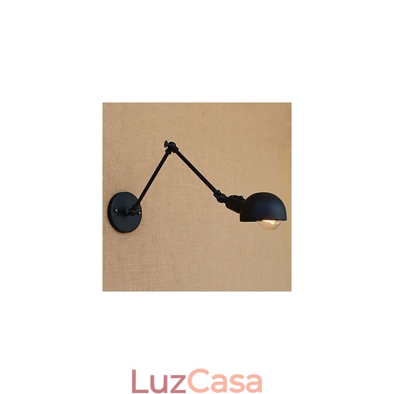 Luminária de parede com braço oscilante, luminária de parede com braço oscilante