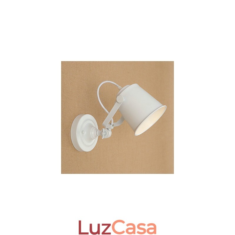 Luminária de parede de aço pintado, decoração de café americano preto e branco, luminária de parede retrô, lâmpada de sabre de luz na parede