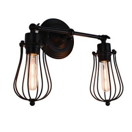 Pintura rústica de chalé para luminárias de parede com luz ambiente Luminária de parede