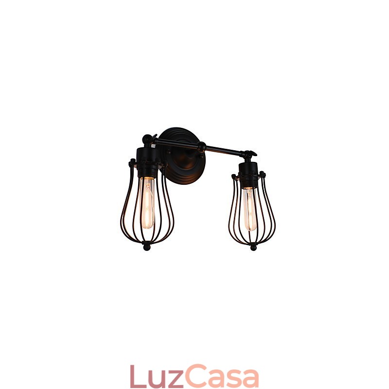 Pintura rústica de chalé para luminárias de parede com luz ambiente Luminária de parede