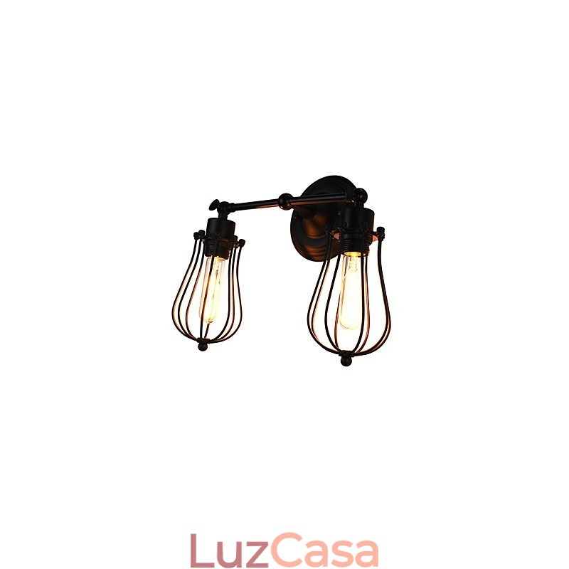 Pintura rústica de chalé para luminárias de parede com luz ambiente Luminária de parede