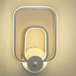 Luminária de parede de alumínio moderna minimalista varanda escada luminária de parede decorativa luzes de cabeceira