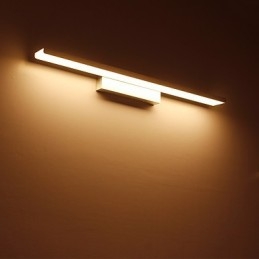 Lâmpada de espelho de alta qualidade de 32 W Luzes de banheiro Materiais de alumínio e luzes de parede de acrílico Iluminação de maquiagem