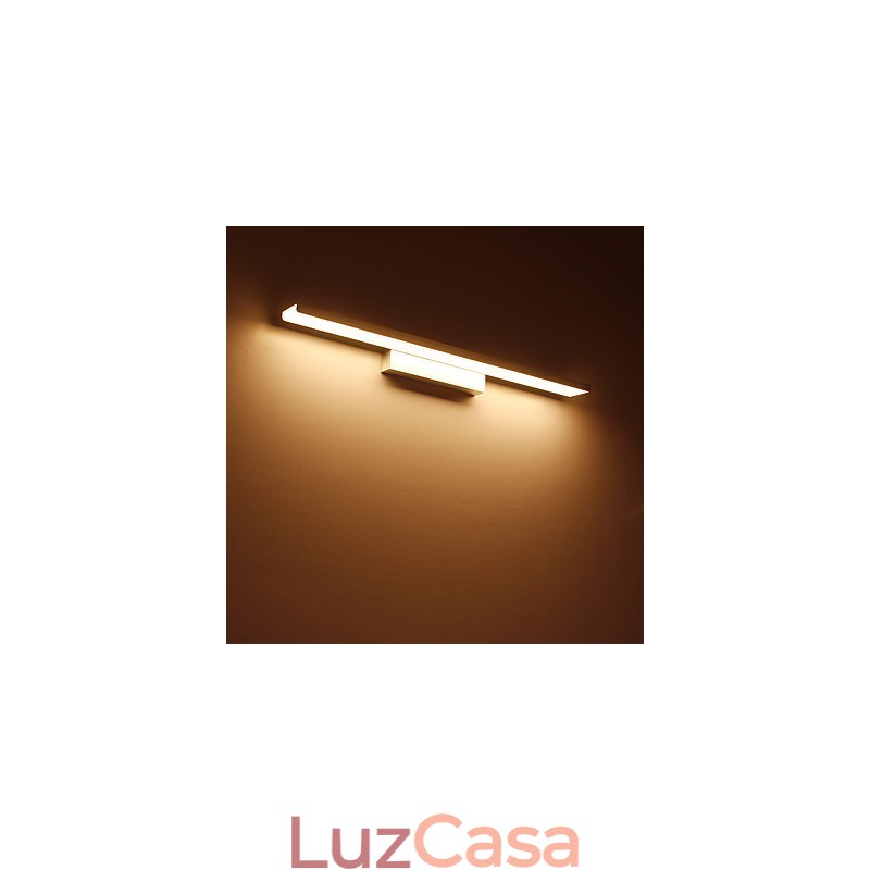 Lâmpada de espelho de alta qualidade de 32 W Luzes de banheiro Materiais de alumínio e luzes de parede de acrílico Iluminação de maquiagem