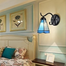 Pintura rústica de chalé para arandelas de parede downlight