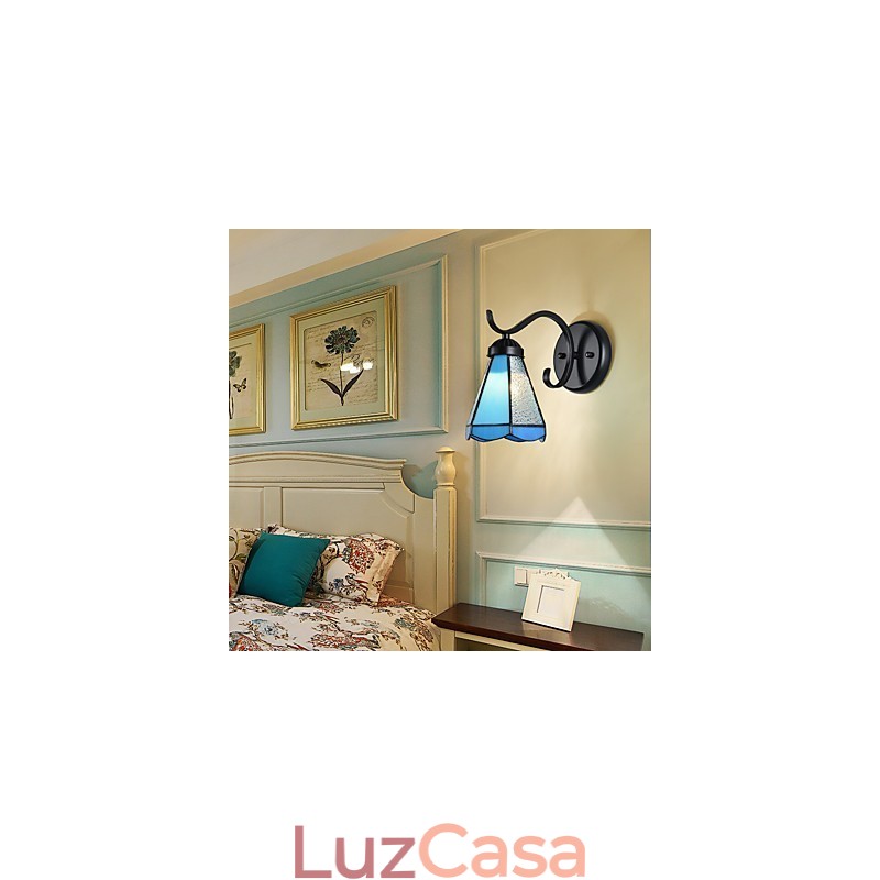 Pintura rústica de chalé para arandelas de parede downlight
