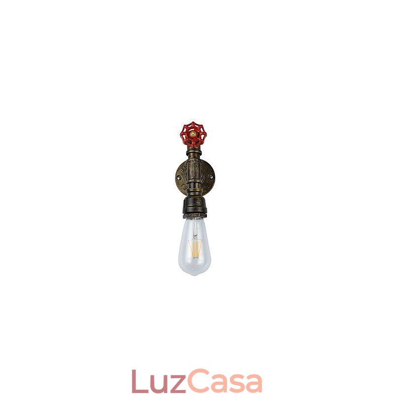Luminária de parede Arandelas de parede Luminária de parede de ferro Lâmpada de parede sabre de luz preta muda na parede