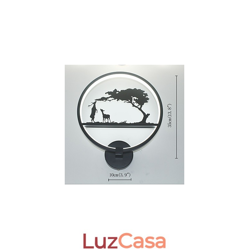 Luminária de parede de alumínio Novel Lighting Luminária de parede moderna simples Luminária de parede para corredor Luzes de cabeceira Iluminação comercial