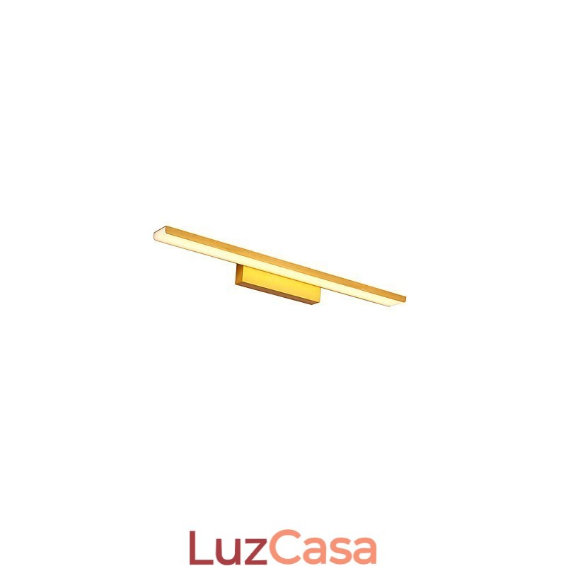 Luminária de espelho Luminárias de banheiro Materiais de alumínio e acrílico Luminárias de parede Iluminação de maquiagem