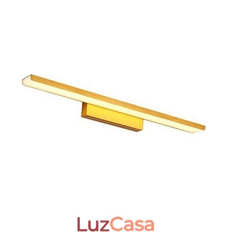 Luminária de espelho Luminárias de banheiro Materiais de alumínio e acrílico Luminárias de parede Iluminação de maquiagem