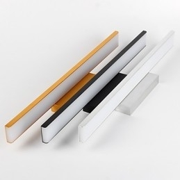 Luminária de espelho Luminárias de banheiro Materiais de alumínio e acrílico Luminárias de parede Iluminação de maquiagem