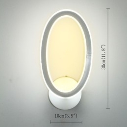 Luminária de parede de alumínio moderna, originalidade, breve, para ambientes internos, fundo, parede, corredor, escada, varanda, lâmpada