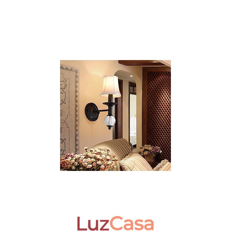Rústico Lodge Simples Vintage Pintura Característica Luz Ambiente Arandelas de Parede Luz de Parede