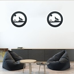 Luminária de parede para quarto, corredor, escadas, luzes, personalidade criativa, de lâmpadas de cabeceira modernas e minimalistas