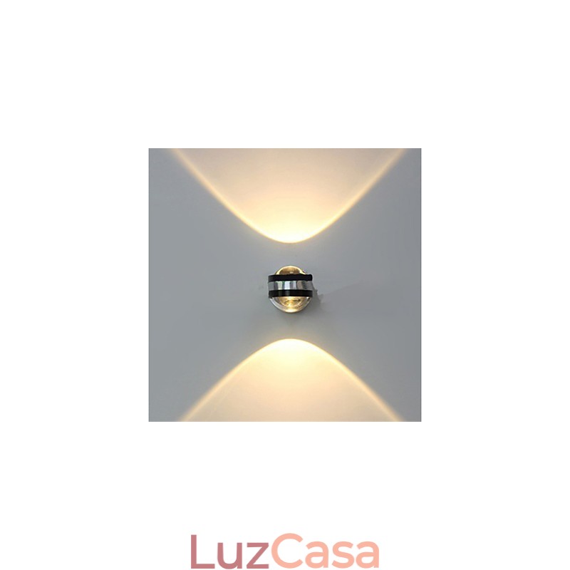 Luminária de parede com luz ambiente estilo mini multicolorido