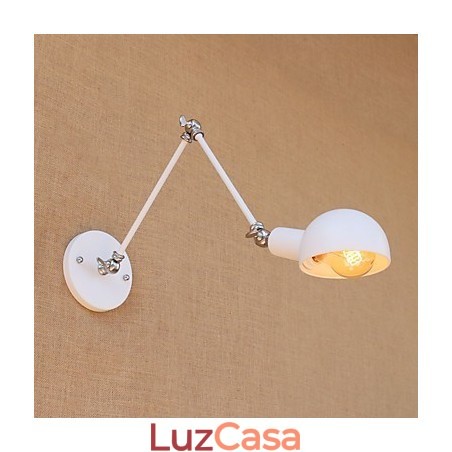 Pintura Vintage Country Recurso para Mini Estilo Braço oscilante Proteção para os olhos Luz ambiente Braço oscilante Luzes de parede