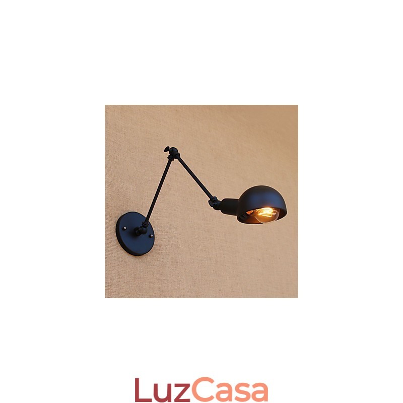 Pintura Vintage Country Recurso para Mini Estilo Braço oscilante Proteção para os olhos Luz ambiente Braço oscilante Luzes de parede