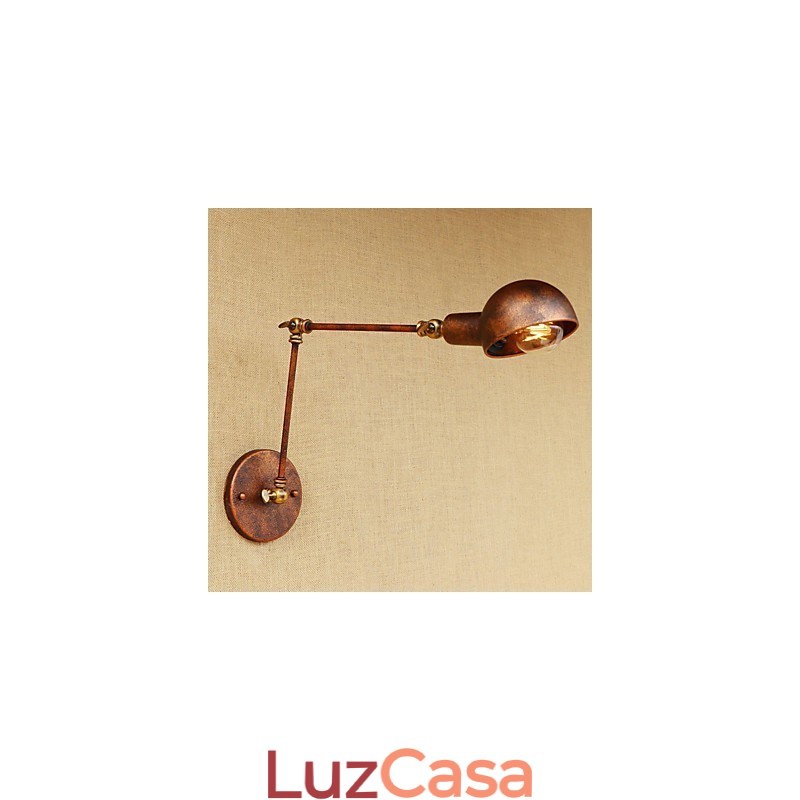 Pintura Vintage Country Recurso para Mini Estilo Braço oscilante Proteção para os olhos Luz ambiente Braço oscilante Luzes de parede