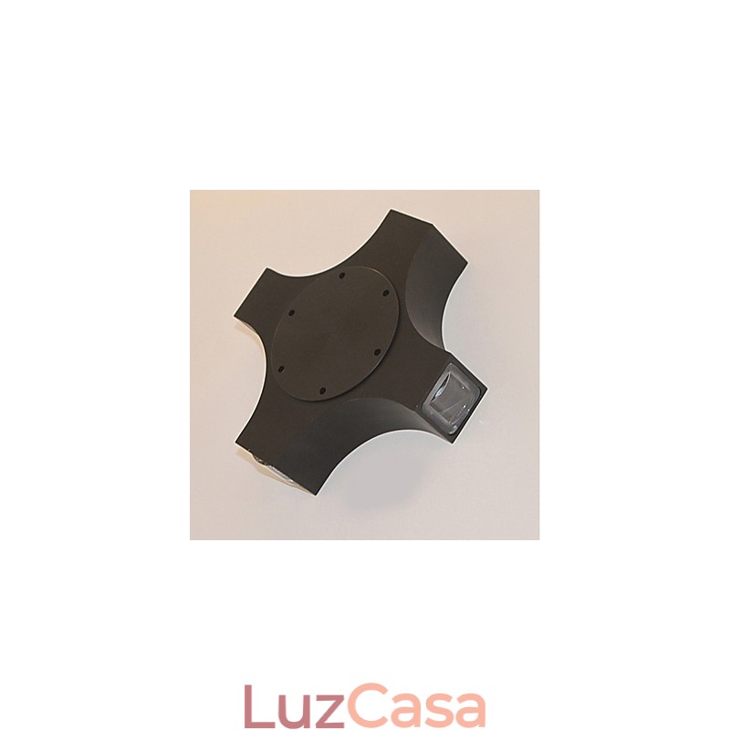 Novidade Simples Integrada Country Feature para Proteção dos Olhos Luz Ambiente Apliques de Parede Cross Star Outdoor Waterproof Courtyard Wall Lamp