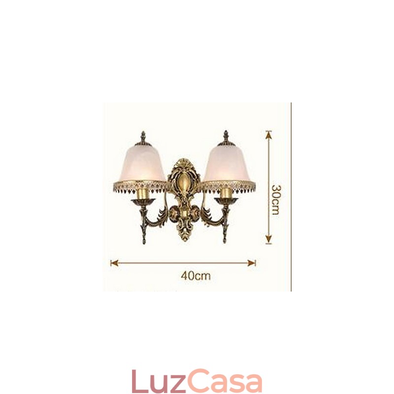 Luminária de parede vintage galvanizada Downlight