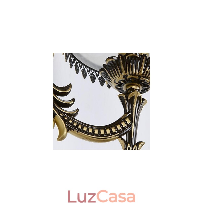 Luminária de parede vintage galvanizada Downlight