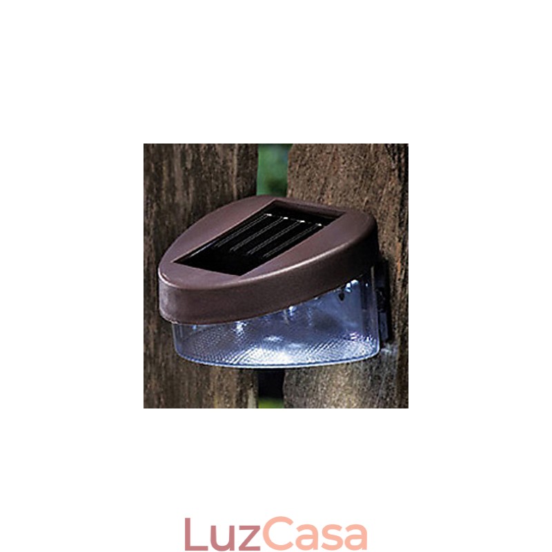 Caminho de luz solar de luz branca, montagem em parede, paisagem, jardim, cerca, luz