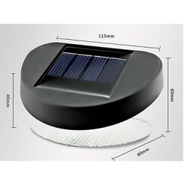 Caminho de luz solar de luz branca, montagem em parede, paisagem, jardim, cerca, luz