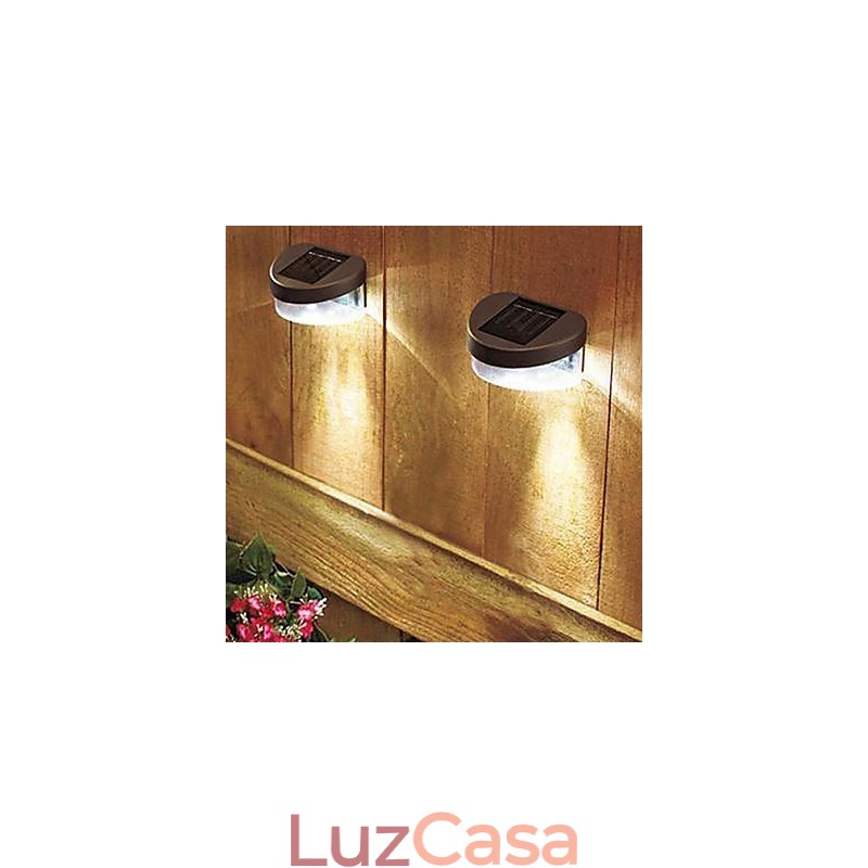 Caminho de luz solar de luz branca, montagem em parede, paisagem, jardim, cerca, luz