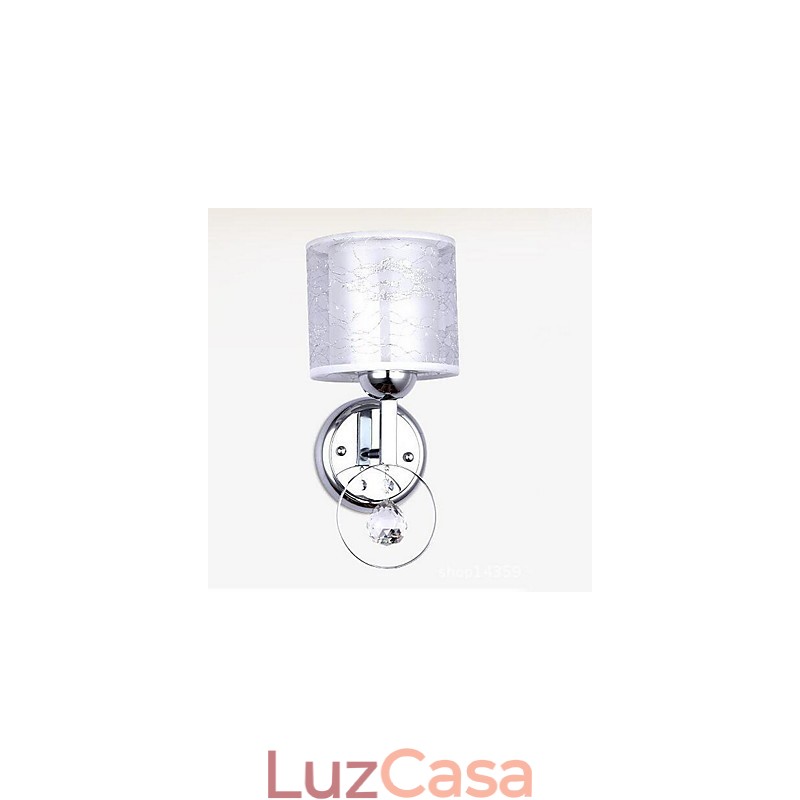Cristal Moderno Contemporâneo Galvanizado Destaque Uplight Arandelas de Parede Luz de Parede