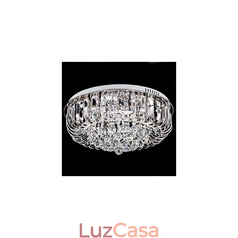 Montagem embutida Cristal Tradicional Clássico Metal