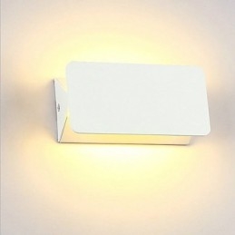 Luminária de parede moderna, luminária de parede ajustável de alumínio para quarto, sala de jantar, sala de estar, iluminação interna, luminária de parede