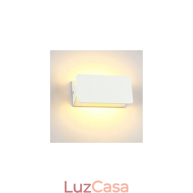 Luminária de parede moderna, luminária de parede ajustável de alumínio para quarto, sala de jantar, sala de estar, iluminação interna, luminária de parede