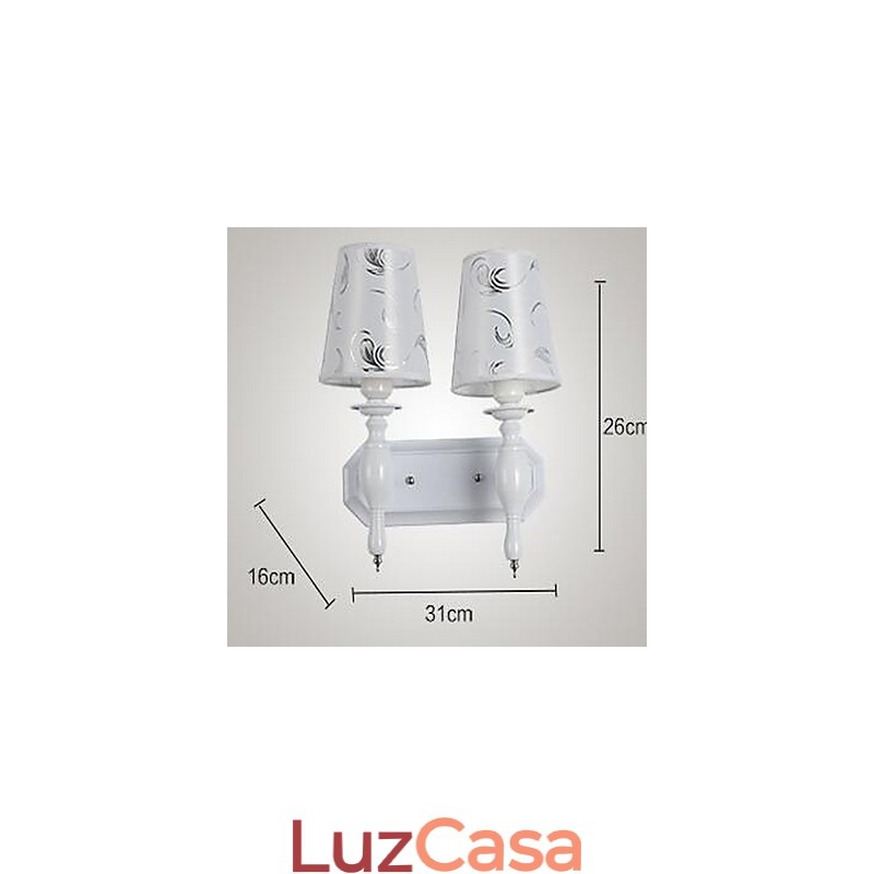 Luminária de parede moderna contemporânea galvanizada Uplight