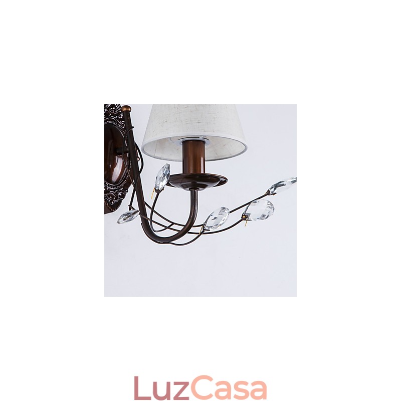 Recurso galvanizado rústico para arandelas de parede estilo mini, luz ambiente, luminária de parede