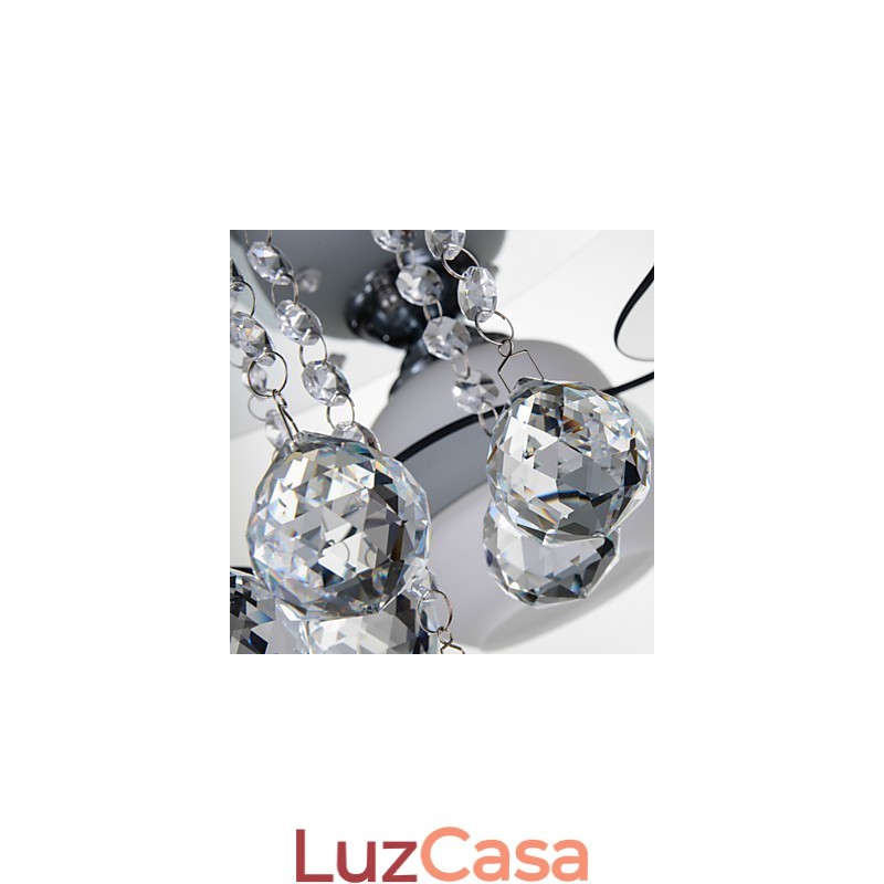 Controle remoto 7 luzes com luz de teto moderna azul vermelha embutida