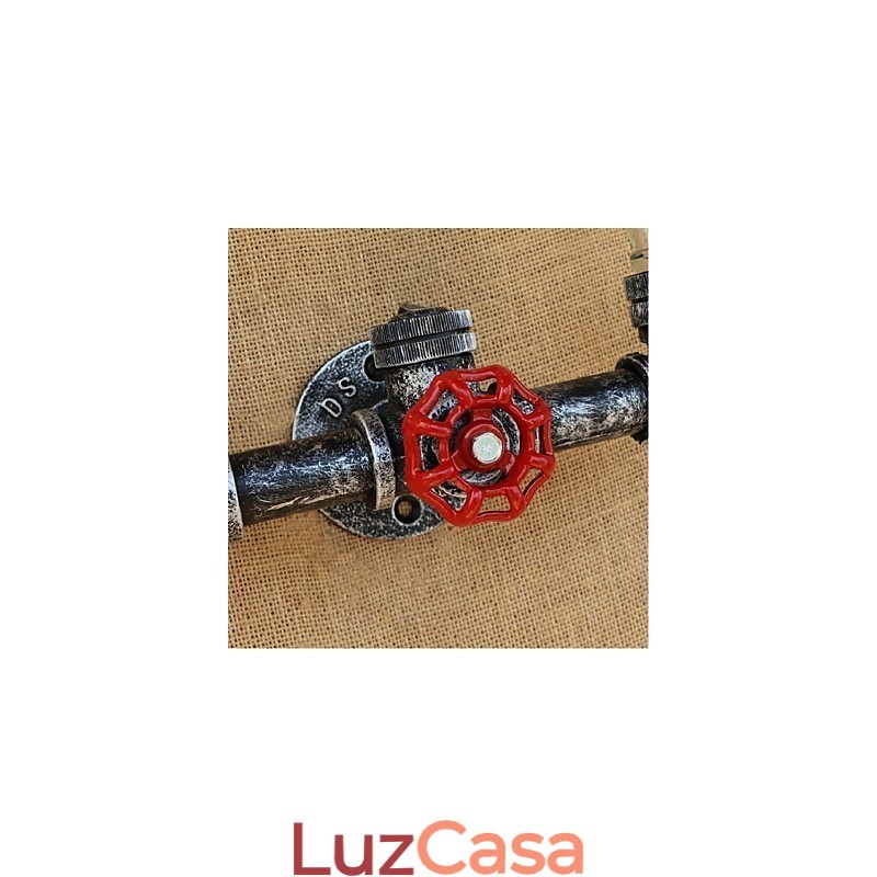 Garrafa de água Luminária de parede Luz de parede Cinza