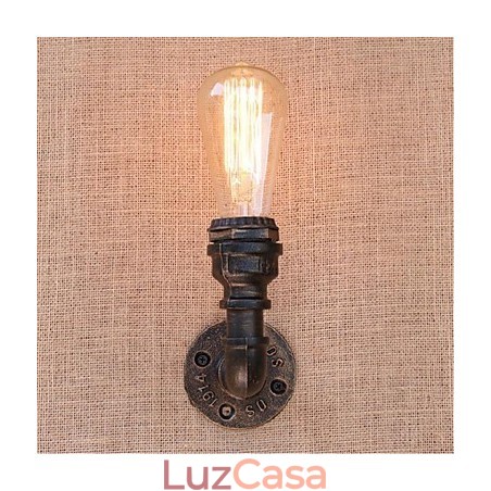 Nostalgia Simple Water Pipe Decorativo Pequeno Luminária de Parede Luminária de Parede Nostalgia Simple Water Pipe Decorativo Pequeno Luminária de Parede Luminária de Parede