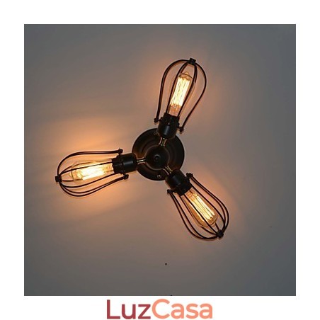 Pintura em estilo vintage clássico tradicional em metal com montagem embutida