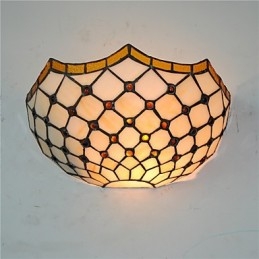 Retro Country Wall Lights Glass Shade Sala de estar Quarto Restaurante Café Bar Wall Spots