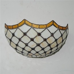 Retro Country Wall Lights Glass Shade Sala de estar Quarto Restaurante Café Bar Wall Spots