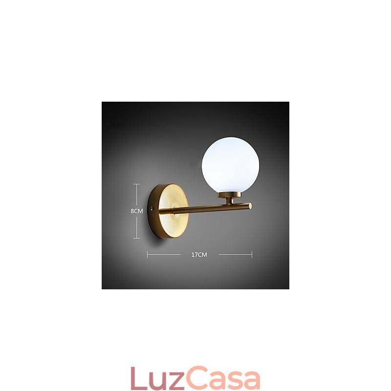 Recurso eletrogalvanizado contemporâneo moderno para arandelas de parede de luz ambiente estilo mini