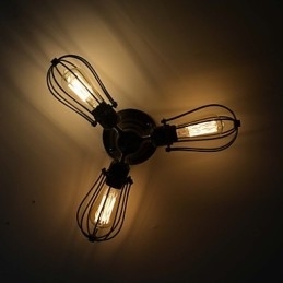 Pintura em estilo vintage clássico tradicional em metal com montagem embutida