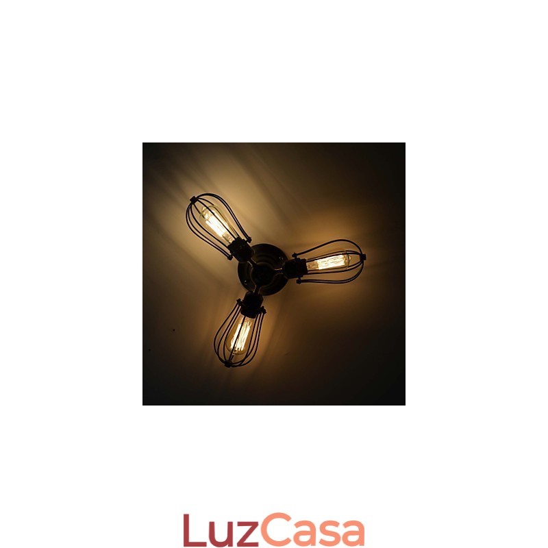 Pintura em estilo vintage clássico tradicional em metal com montagem embutida