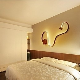 Luminárias de parede modernas criativas de metal para sala de estar, corredor, quarto, quartos de hotel, decoração de cabeceira, iluminação