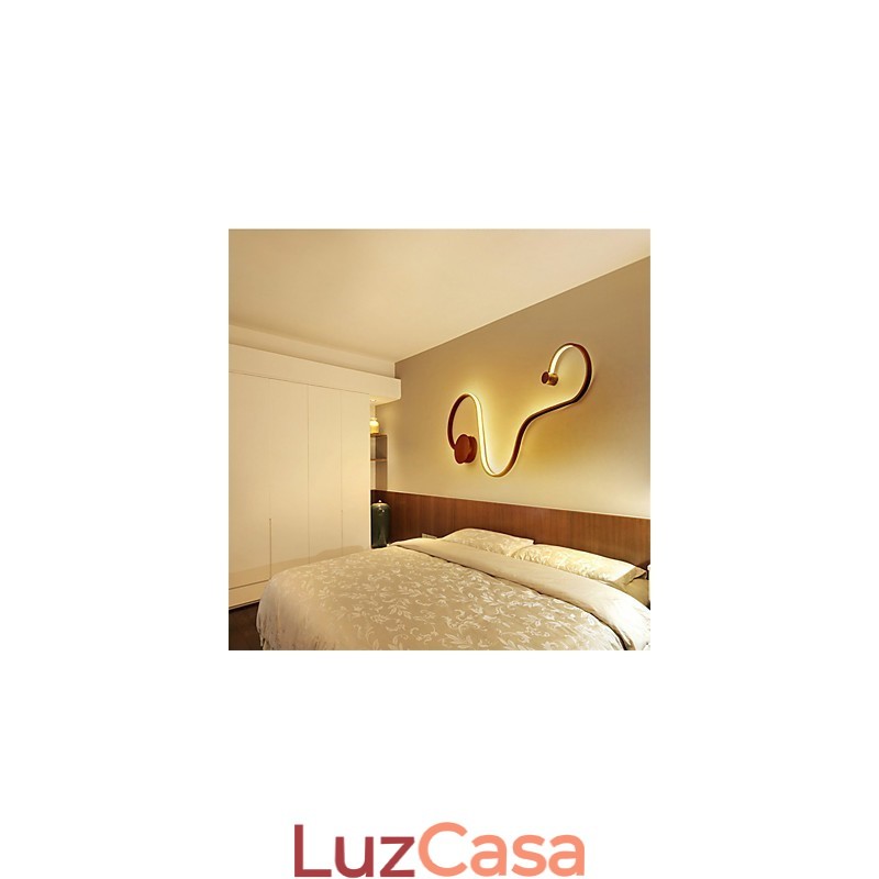 Luminárias de parede modernas criativas de metal para sala de estar, corredor, quarto, quartos de hotel, decoração de cabeceira, iluminação