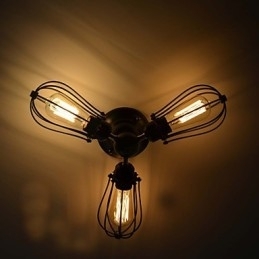 Pintura em estilo vintage clássico tradicional em metal com montagem embutida